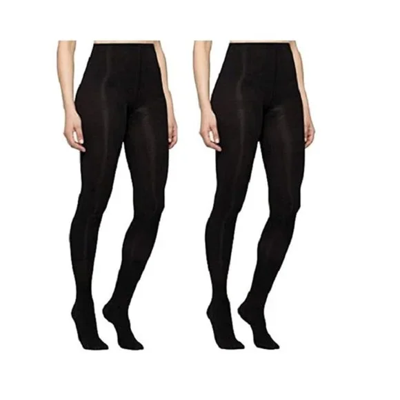 HUE Hosiery Opaque Women's Tights - 2 Pack